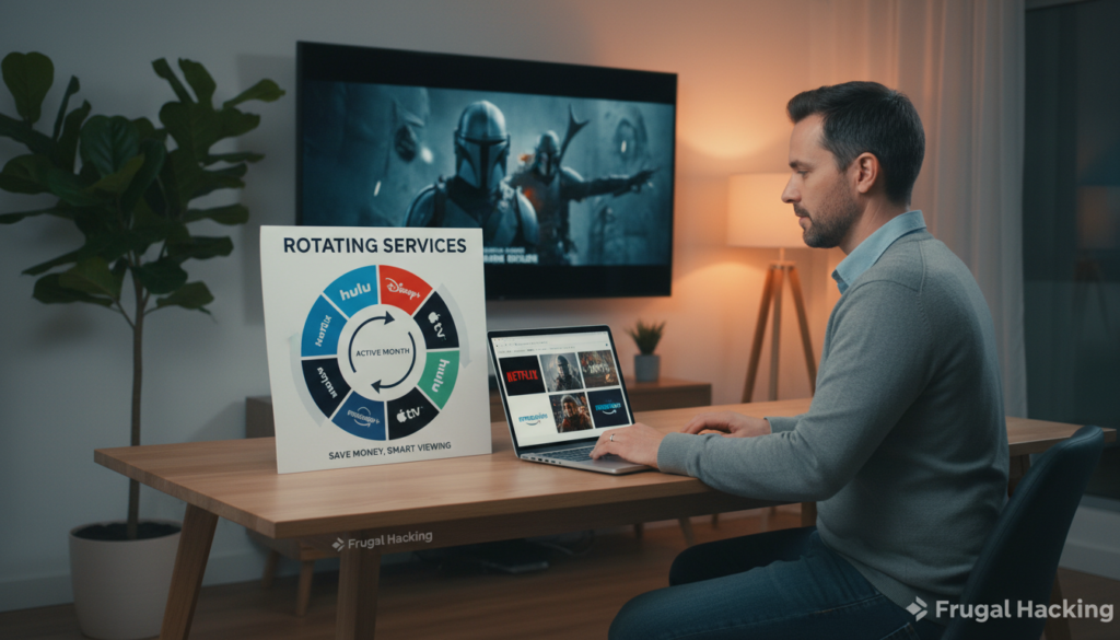 rotating streaming services to save money